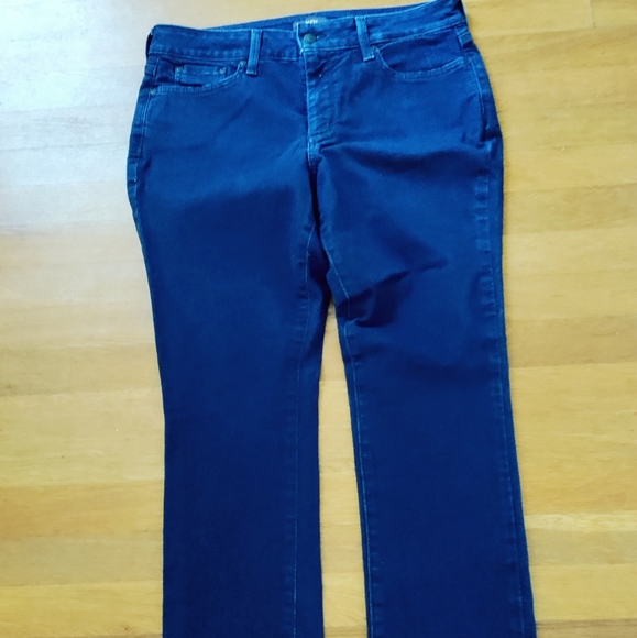 NYDJ dark wash size 12p "Sheri" slim cut. - Picture 2 of 9
